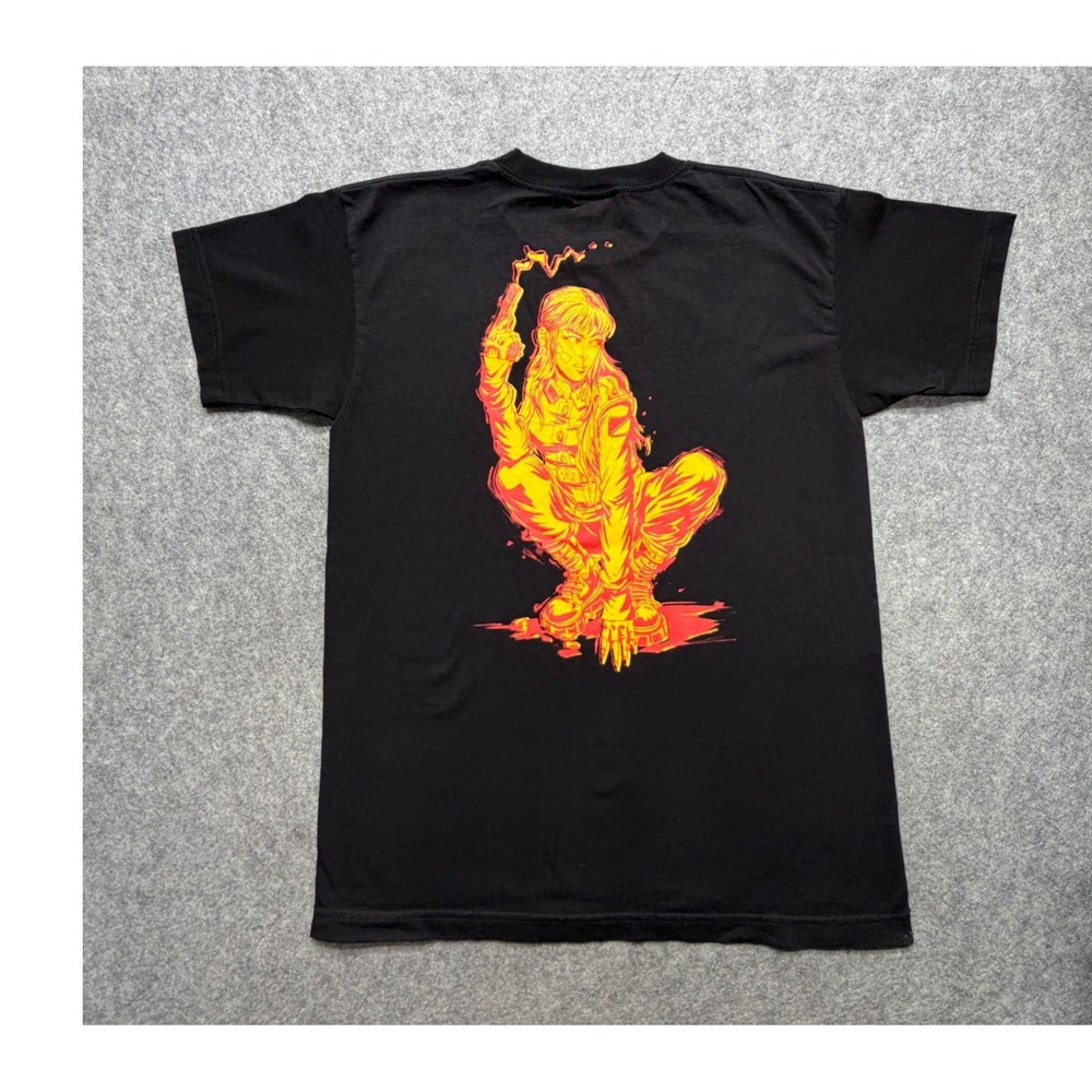 Union Made CRTR Anime Graphic T-Shirt Black Mens Large Star Logo Streetwear Tee